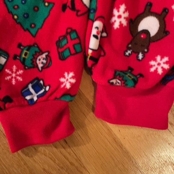 NWT Children’s Place XL14 Hoodie Zip Christmas 🎅🏻 Onesie - Picture 5 of 6